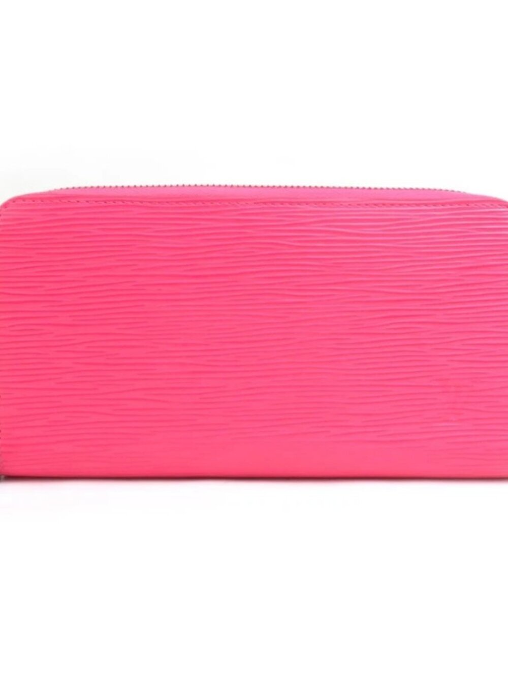 Auth LOUIS VUITTON Epi Zippy Wallet Long Wallet Pink Epi Leather M80113